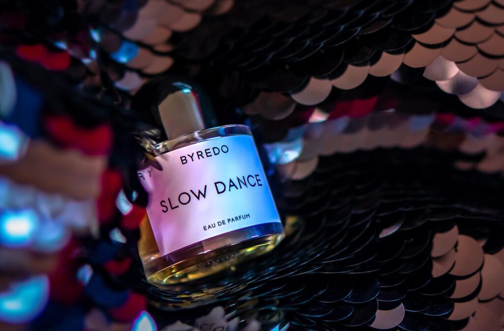 A bottle of Slow Dance By Byredo