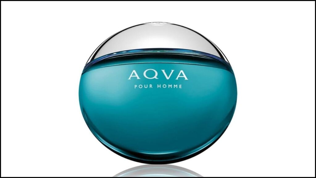 10 Best Selling Aquatic Fragrances For Men 25 Image of Bvlgari aqva perfume bottle round in shape