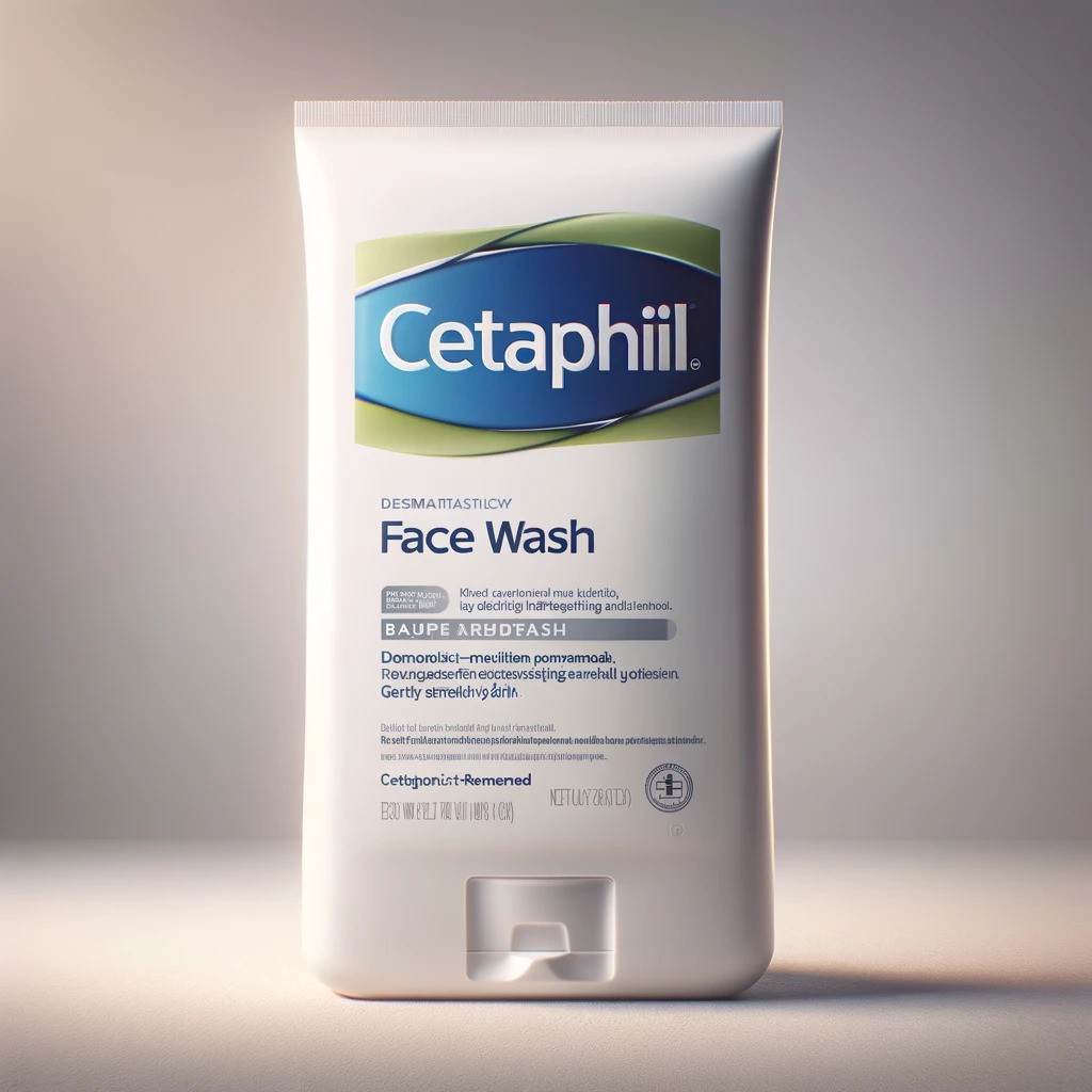 Morning Beauty Routines To Look Younger 19 an illustration of a gentle facewash of cetaphil