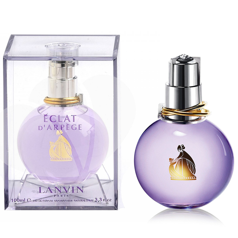 Fragrances that match your favorite Taylor Swift albums 18 an image of Lanvin eclat arpege perfume with its transparent box