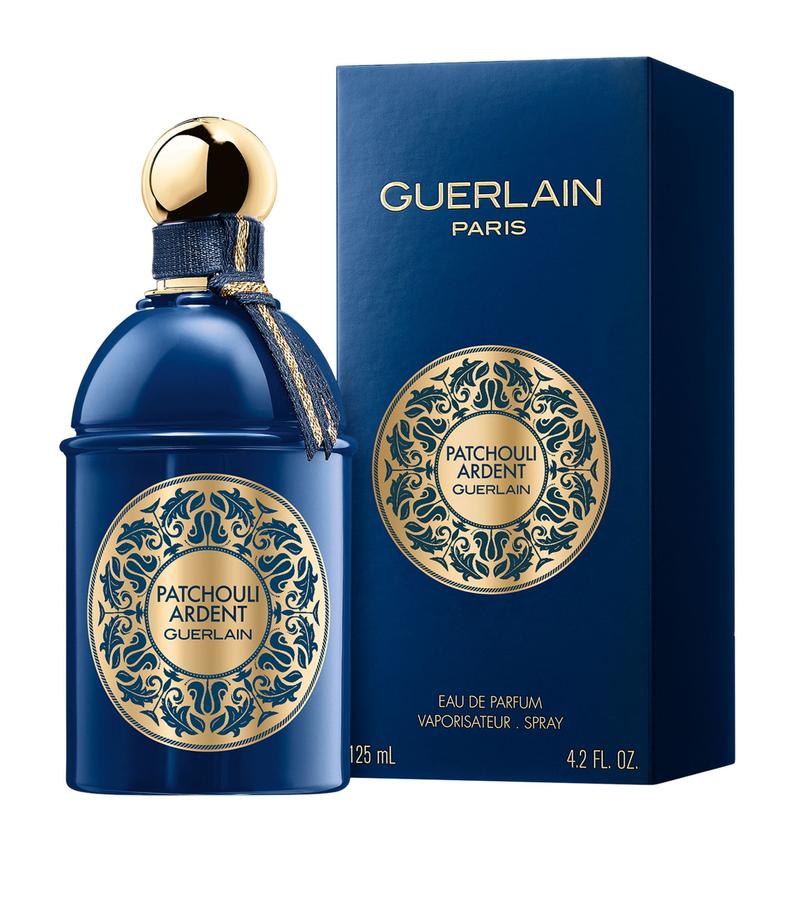 Fragrances that match your favorite Taylor Swift albums 26 an image of Guerlain patchouli ardent perfume with its box