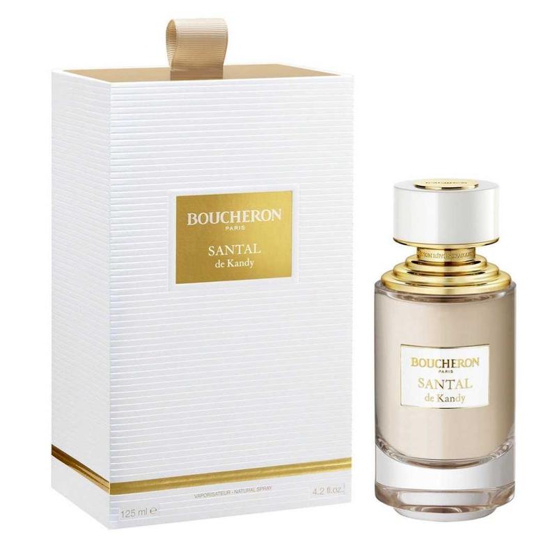 Fragrances that match your favorite Taylor Swift albums 27 An image of Boucheron santal de kandy perfume with its box
