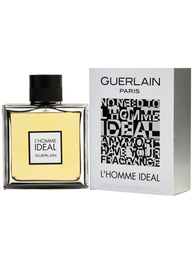 Pinakamahusay na Pabango na Isusuot Sa Iyong Susunod na Petsa ng Museo 20 isang imahe ng guerlain l'homme ideal kasama ang kahon ng pabango nito