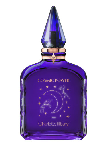 Charlotte Tilbury's New Perfume Collection of Emotions 23 an image of the iconic perfume cosmic power by Charlotte tilbury
