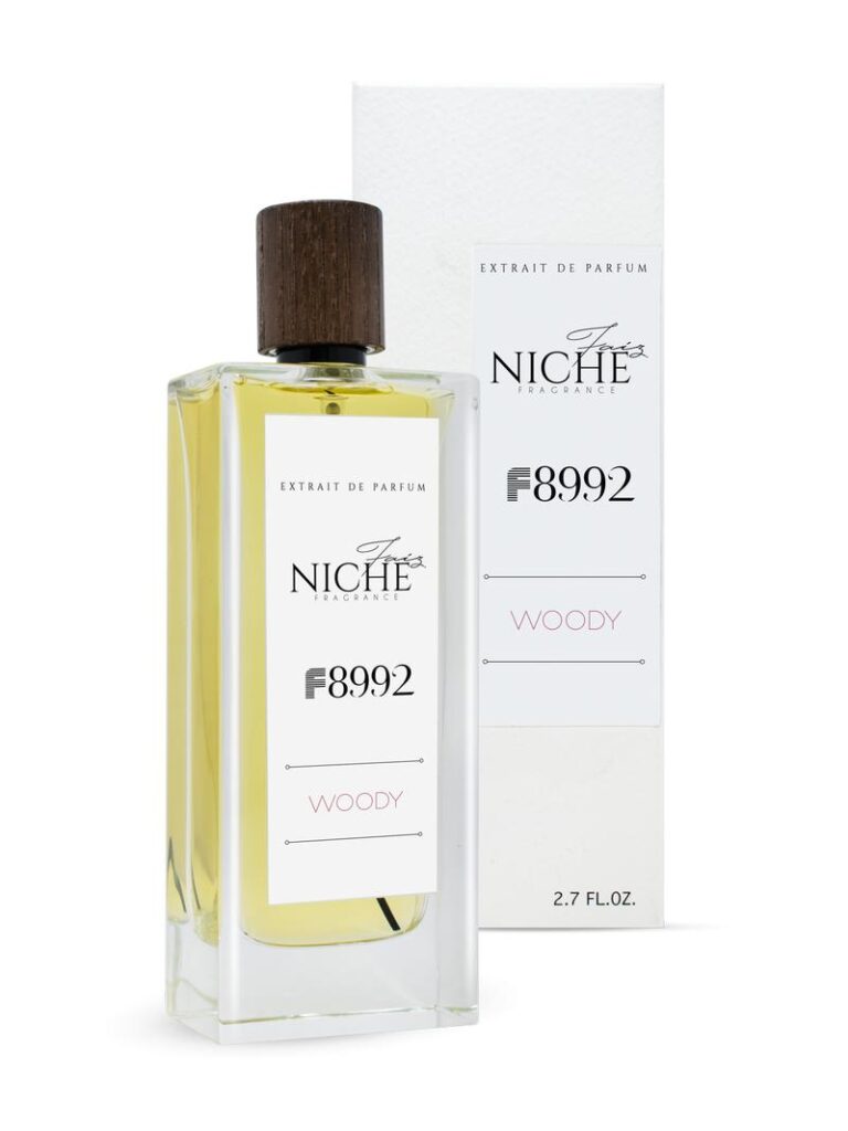 May The 4th Be With You: The Perfect Scent for Every Jedi & Sith 27 an image of Faiz niche woody F8992 perfume with its perfume box
