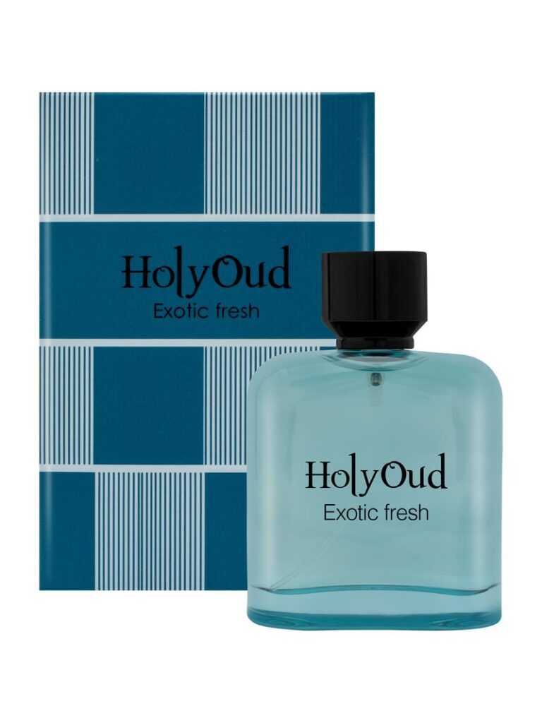 An image of Holy oud exotic fresh perfume for women with its box.