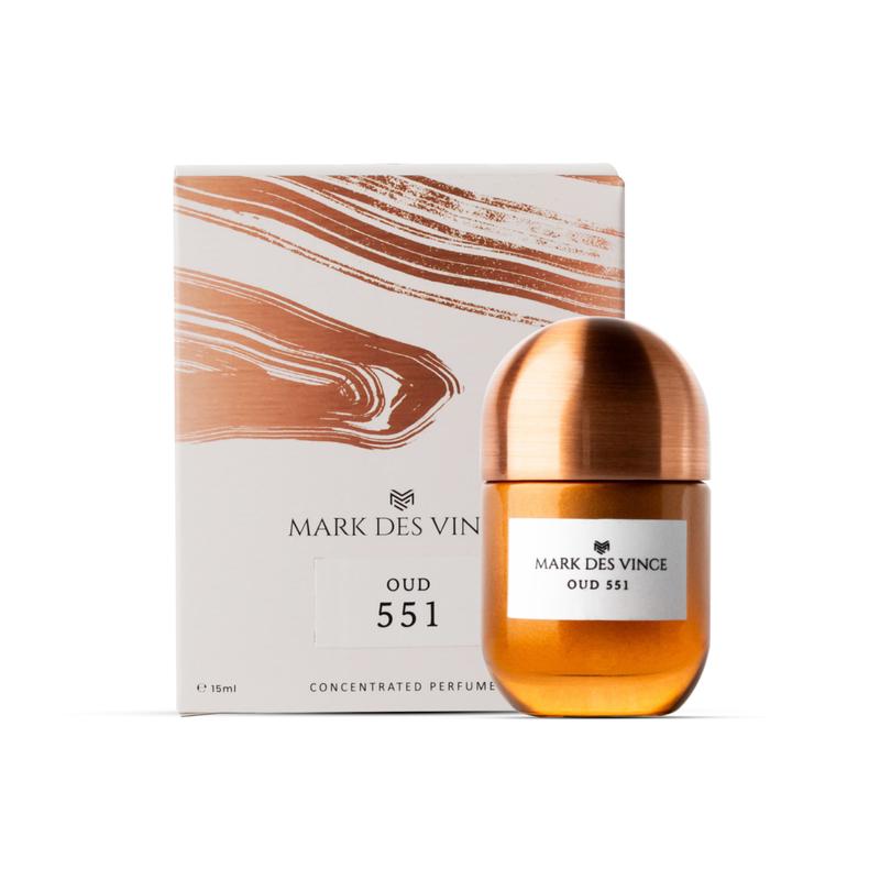 An image of Mark des vince oud 551 perfume oil