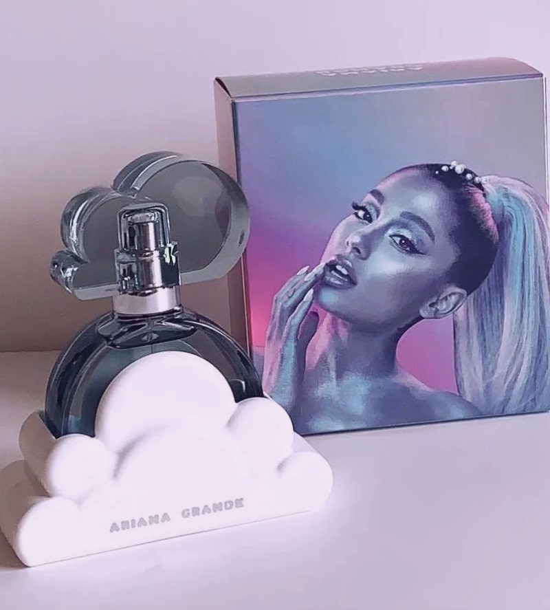 Top Influential Women-Owned Celebrity Brands 23 an image of Ariana grande perfume with its box