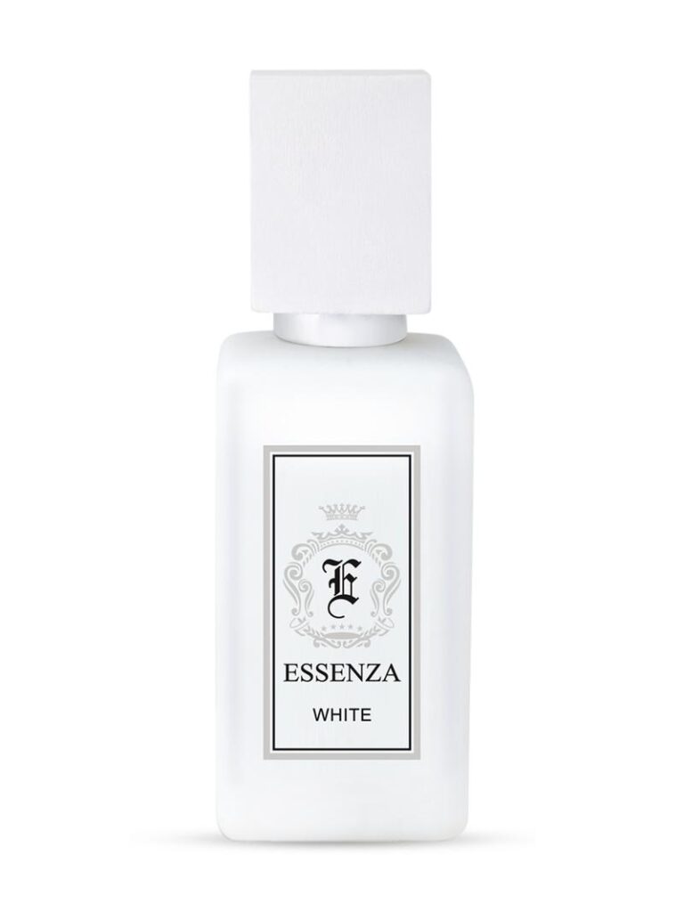Essenza's Fragrant Marvels Tailored For You 24 Image of a white perfume bottle, marked Essenza White