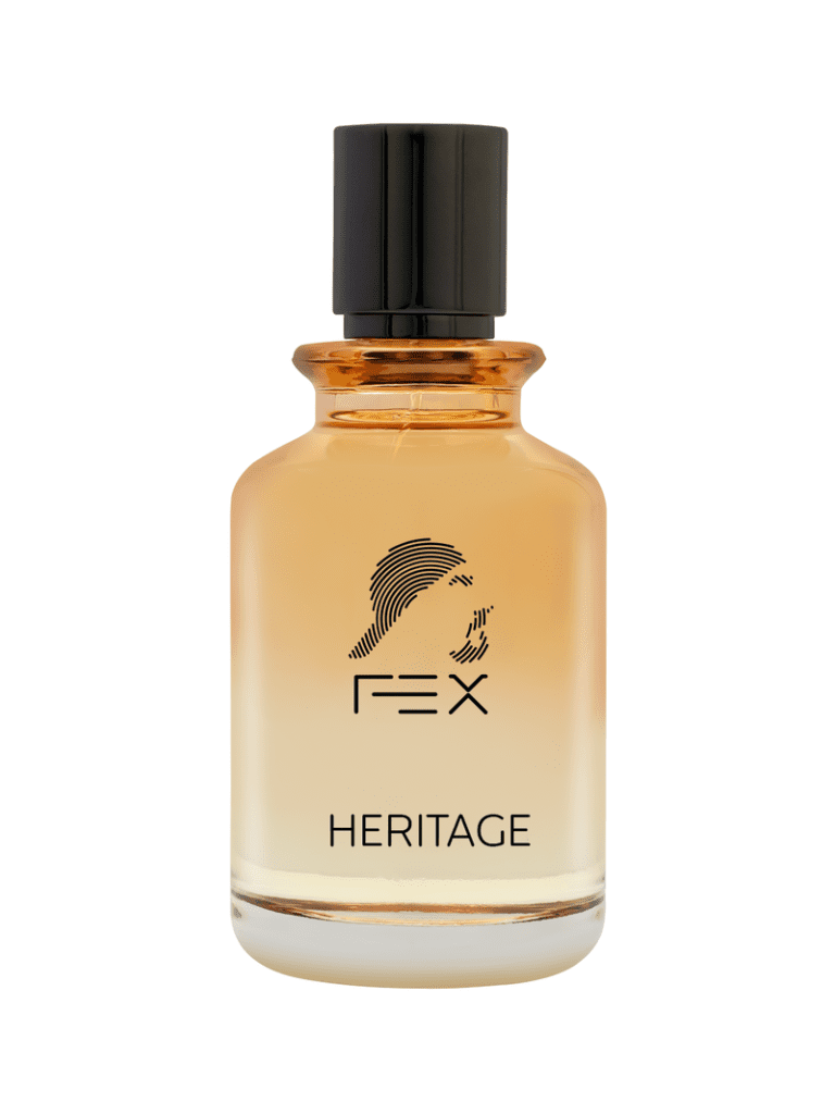 A bottle of Fex Collection Heritage Eau de Parfum for women