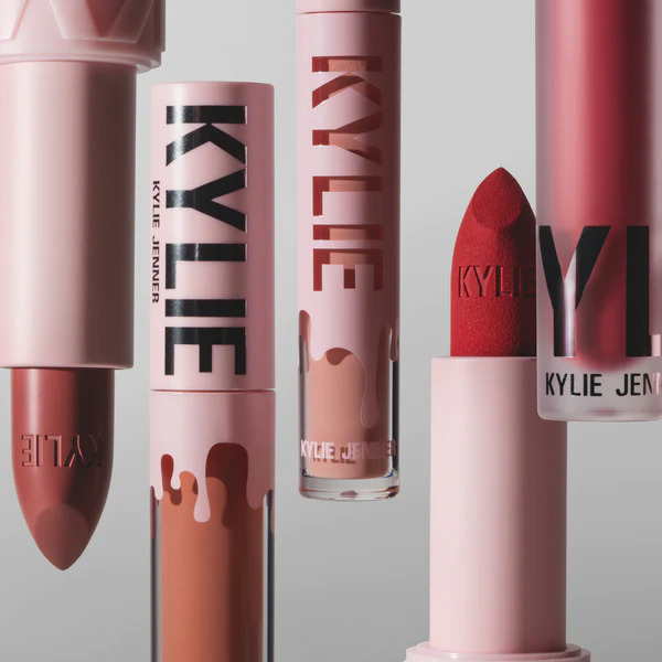Top Influential Women-Owned Celebrity Brands 18 an image of Kylie cosmetics lipstick collection