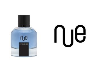 an image of nue perfume with the logo