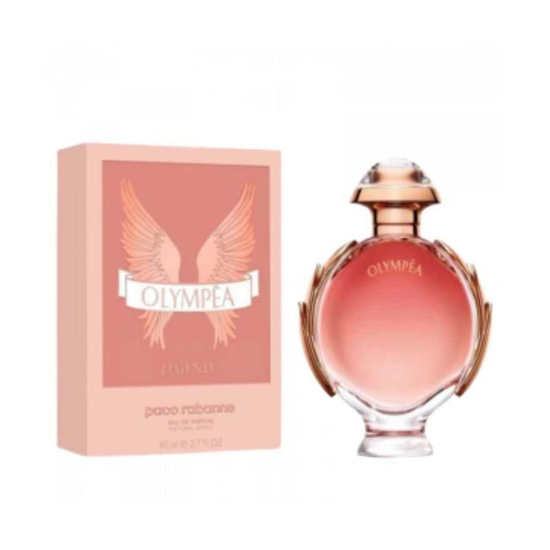 An image of Paco rabanne olympea perfume for women with its box.