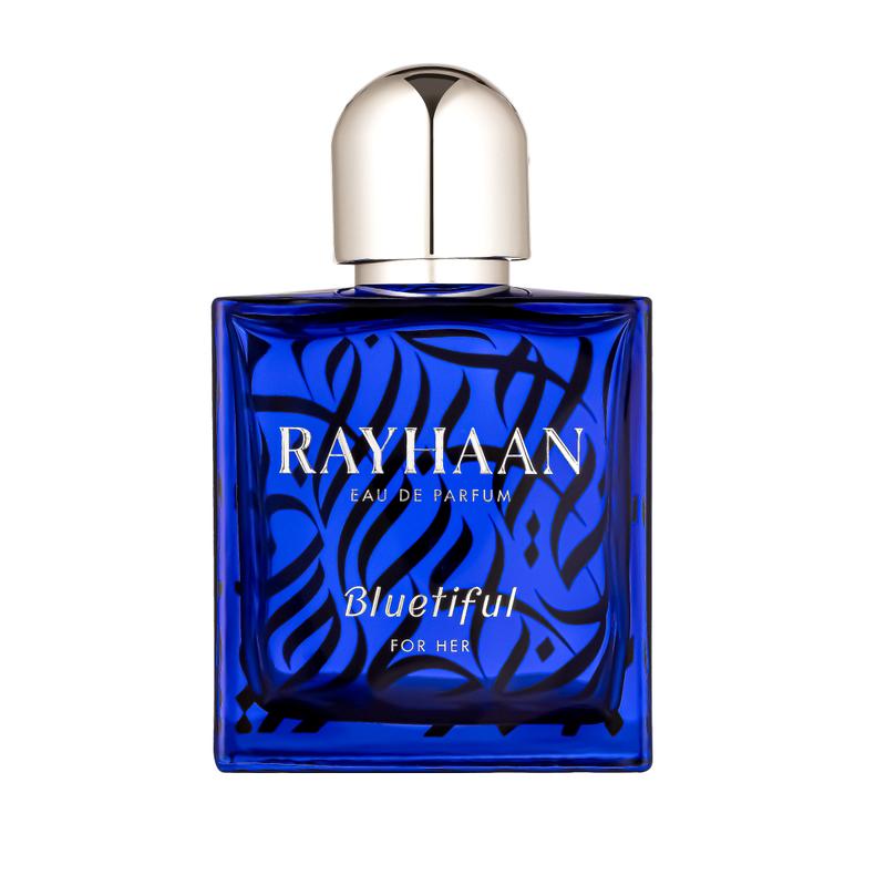 The Best Rayhaan Perfumes You Need To Try Right Now 24 Image of Rayhaan Bluetiful Eau De Parfum for Women, captured in a blue bottle