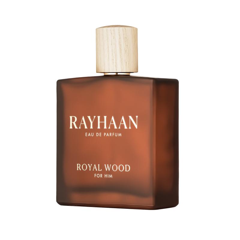 The Best Rayhaan Perfumes You Need To Try Right Now 27 Photo of Rayhaan Royal Wood Eau De Parfum for Men, shown in a brown bottle