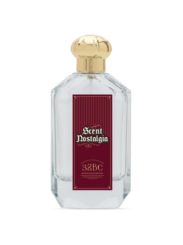 A refined bottle of Scent Nostalgia 32BC Eau De Parfum, 100ml
