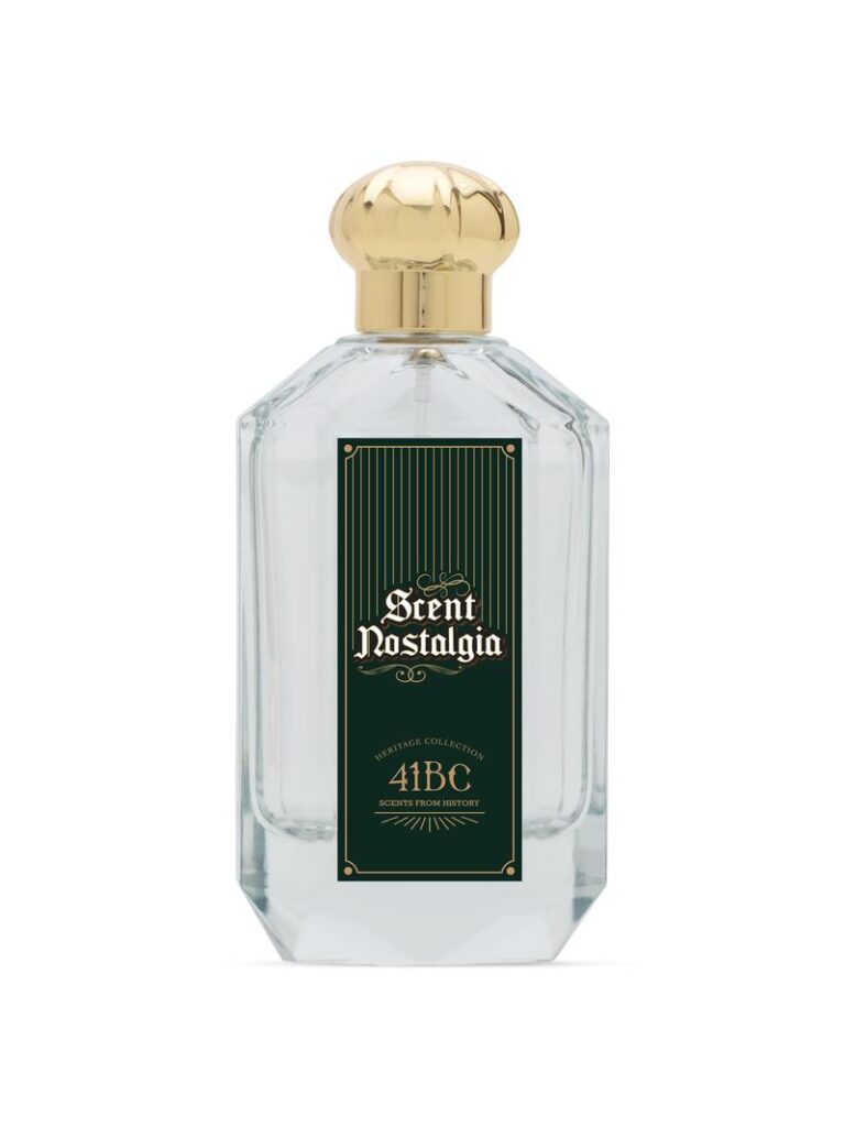 A bottle of Scent Nostalgia 41BC Eau De Parfum, 100ml