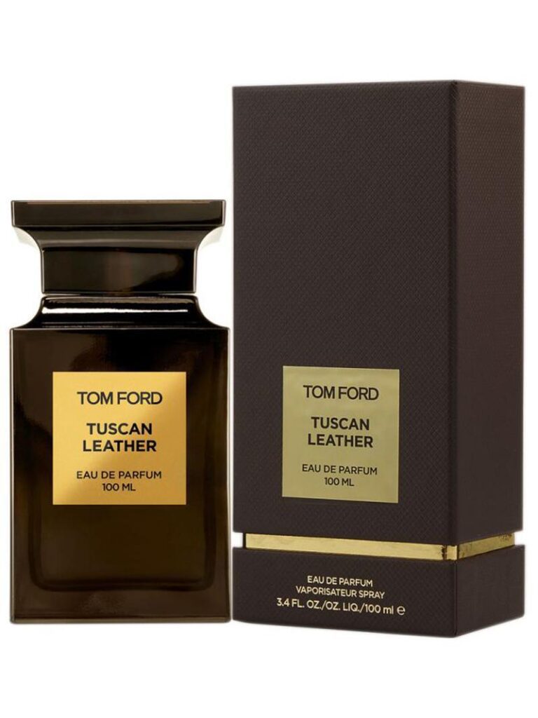 Luxury Perfumes That Make You Feel Like a Million Bucks 21 an image of Tom ford tuscan leather perfume with its box