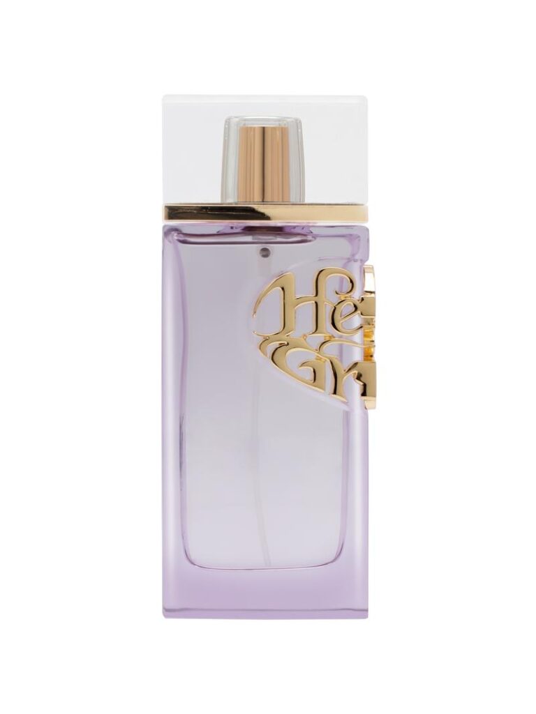A perfume bottle filled with Heart of Grasse Lavender Eau de Parfum
