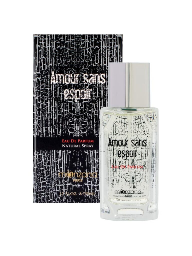 Pack Your Bags & These Perfumes For Your Vacation 26 an image of Manzana amour sans espoir perfume with its box