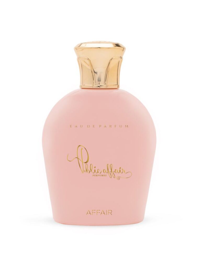 Image of perfume bottle with "Affair" by Public Affair 100ml size