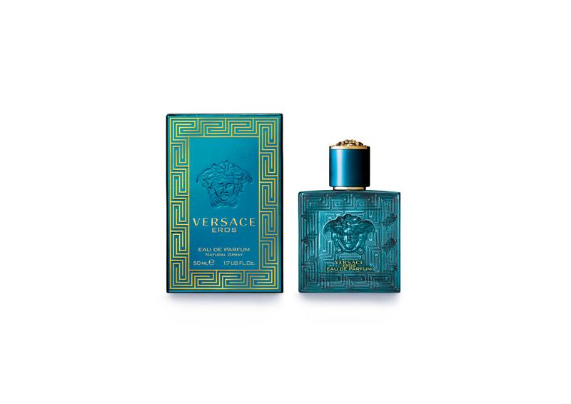 Pack Your Bags & These Perfumes For Your Vacation 23 an image of Versace eros perfume with its box
