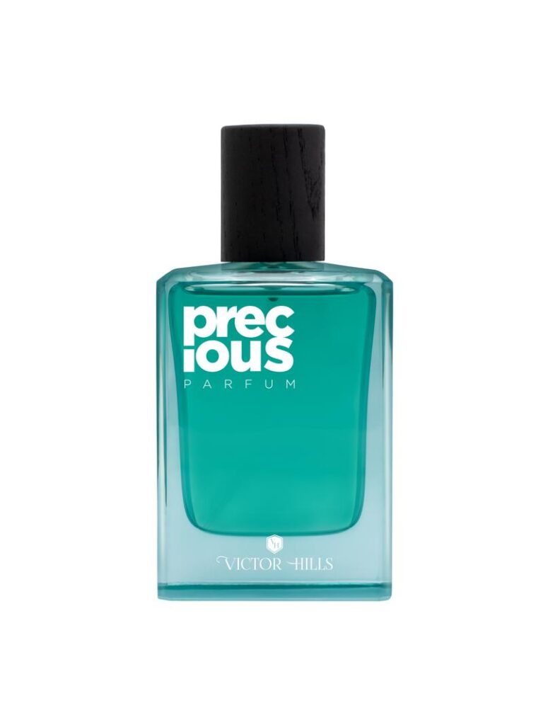 Victor Hills Scents That’s Turning Heads Everywhere 22 Close-up of Victor Hills Precious Parfum bottle