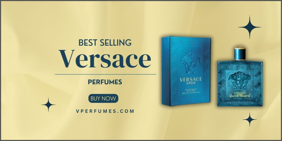 an image of best selling Versace perfumes banner