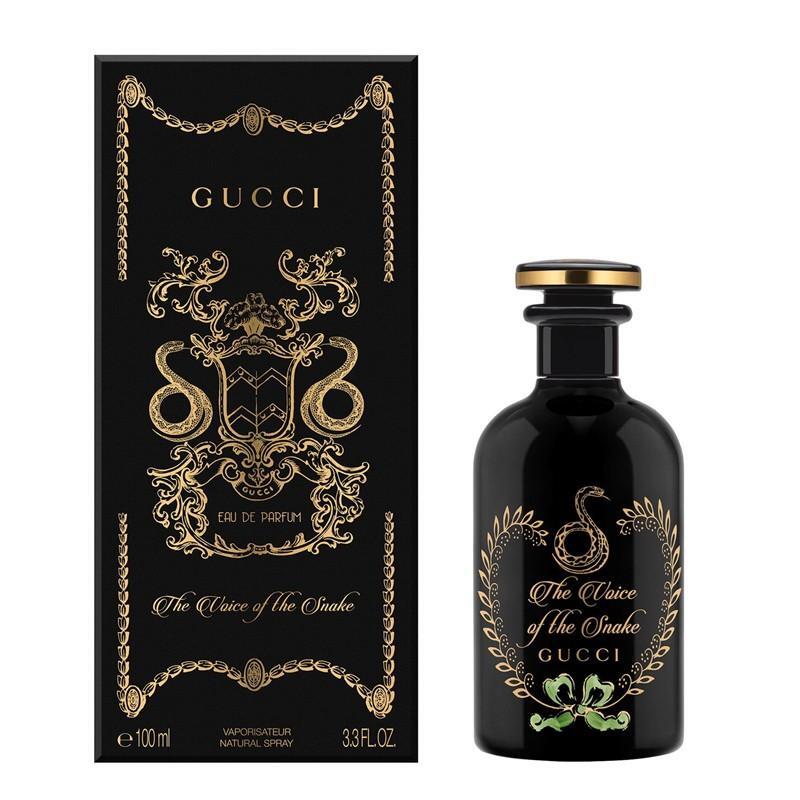 An image of Gucci The voice of the snake perfume with its box