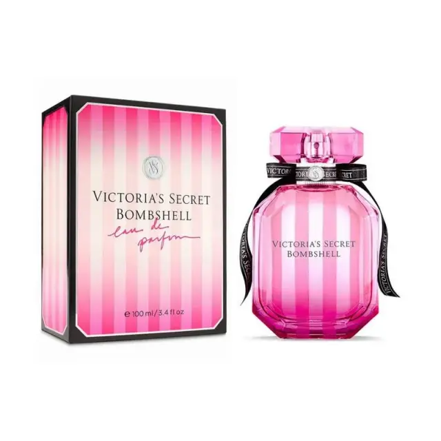 Une image du parfum bombe de Victoria Secret avec sa boîte.