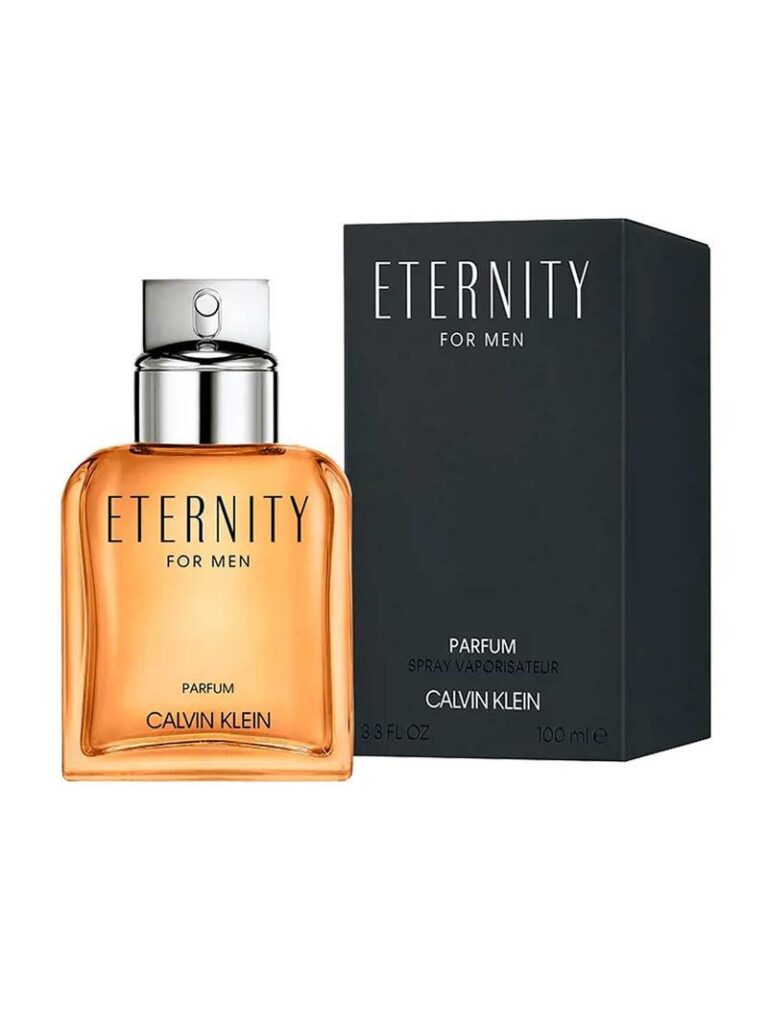 6+ Best Long-lasting Perfume For Men 21 An image of Cavin Klein eternity parfum with its box