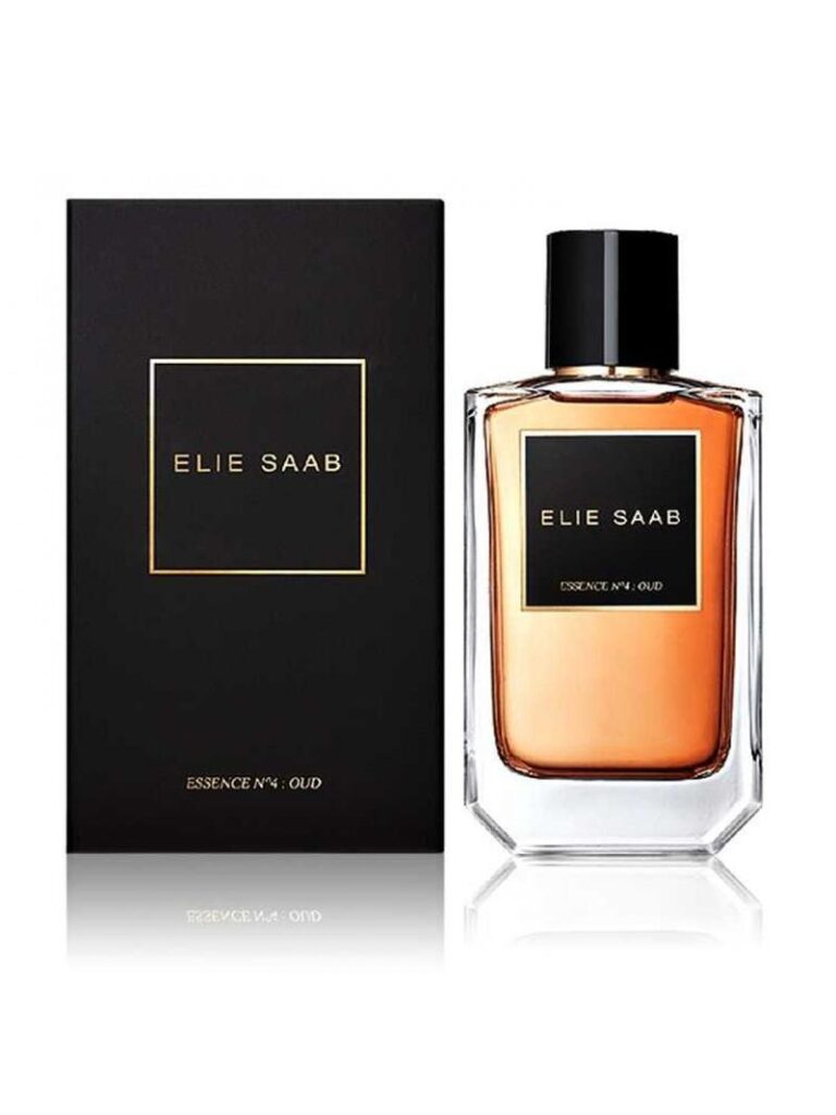 5+ Elie Saab Perfumes That You Can't Miss 23 An image of Elie saab essence no.4 oud perfume with its box