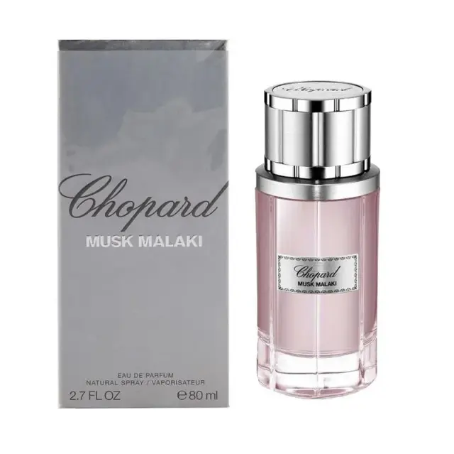 An image of Chopard musk malaki perfume with its box