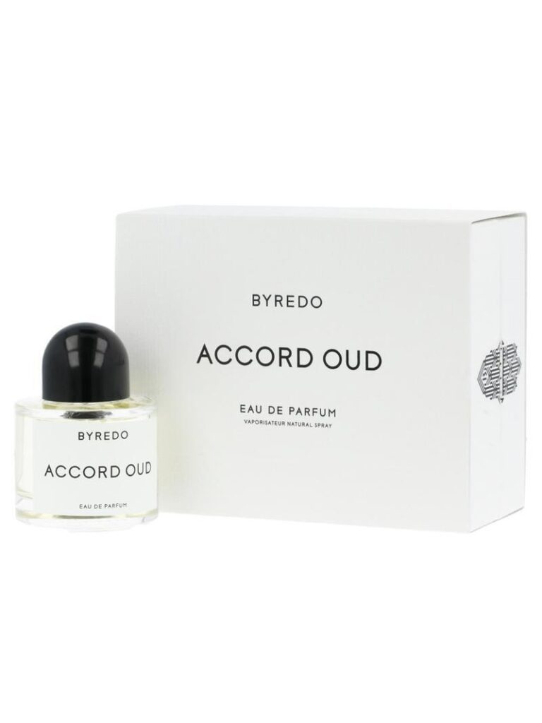 An image of Byredo accord oud edp for unisex with its box.