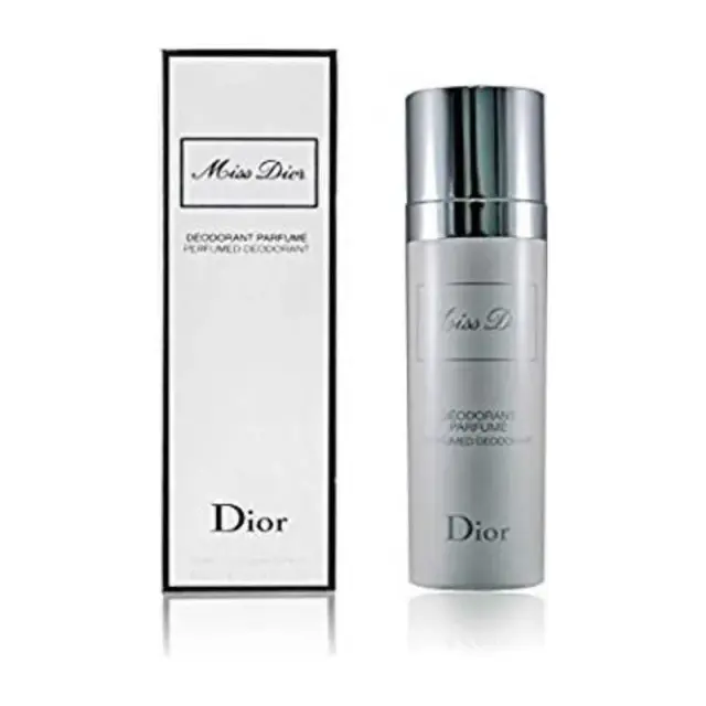 An image of Miss dior deodorant spray for women with its box
