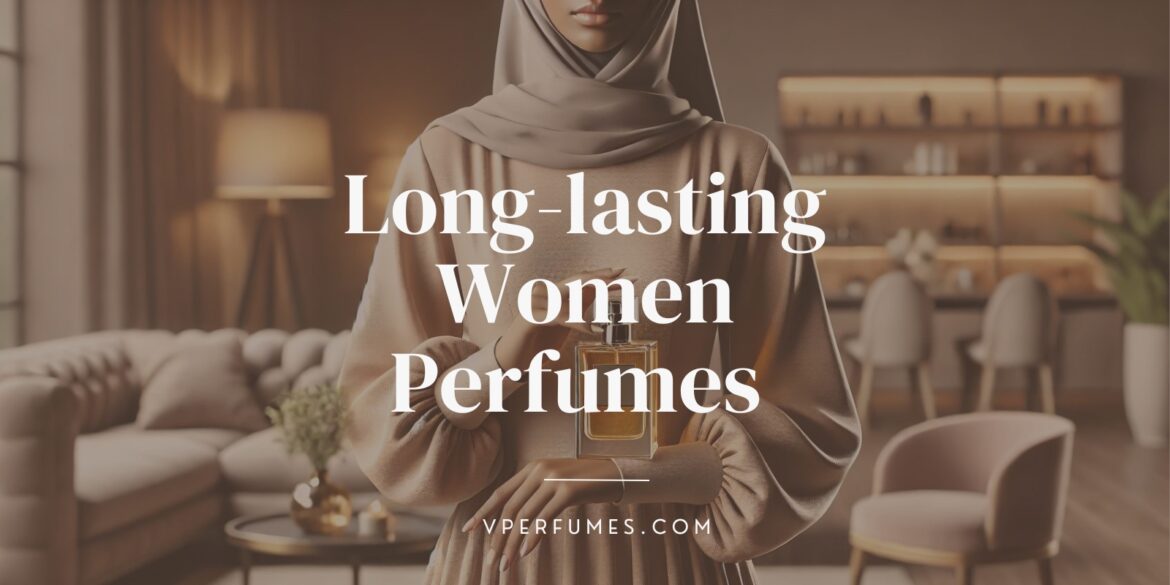 a creative illustration of long lasting perfumes for women