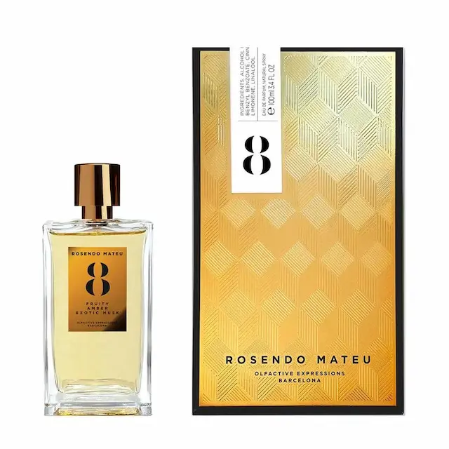An image of No. 8 Fruity Amber Exotic Musk By Rosendo Mateu Perfume for Unisex