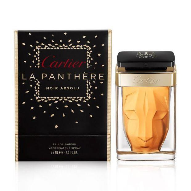6 parfums qui m'ont fait aimer Oud 19 Une image du parfum Cartier La panthere noir absolu avec sa boîte