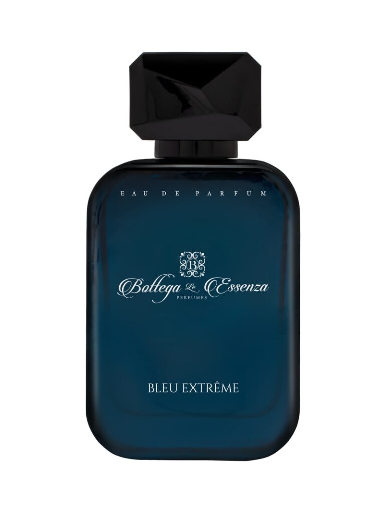A perfume bottle of Bottega Le Essenza Bleu Extreme for Men