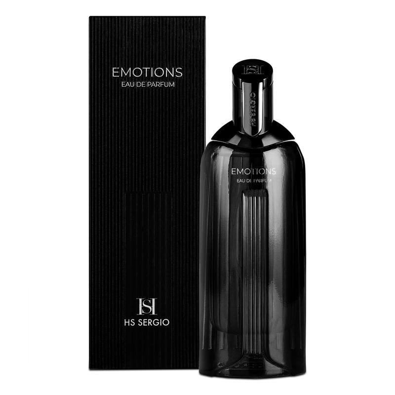 an image of emotions perfume by HS Sergio with its box