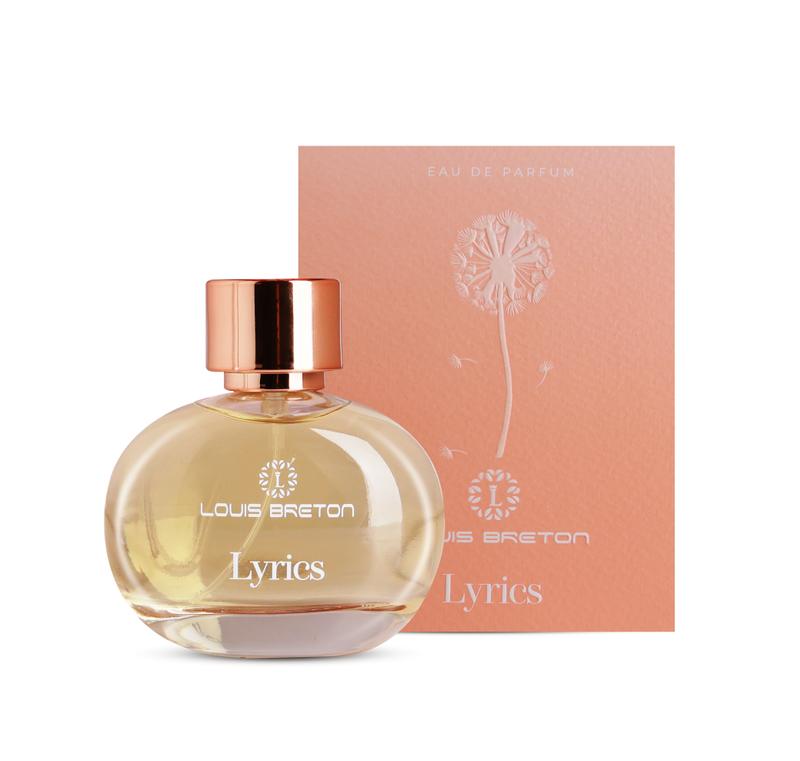 Lyrics' by Louis Breton, a 100ml eau de parfum in a stylish bottle. 