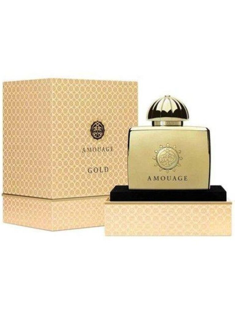 Today in Bizarre: Civetone - The Note That Attracts Big Cats 20 An image of Amouage gold perfume with its box