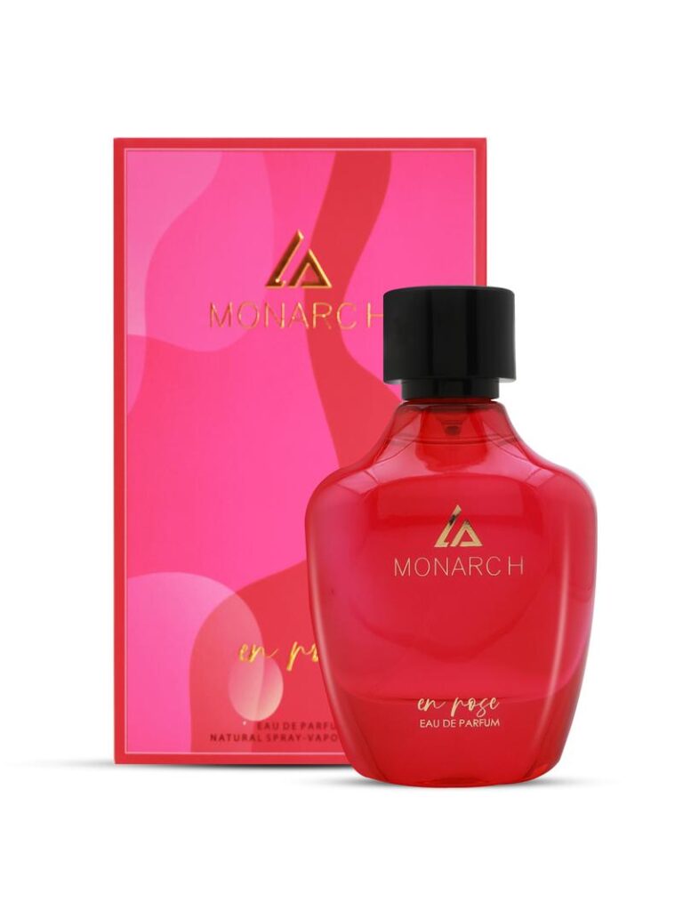An image of La monarch en rose perfume with its box