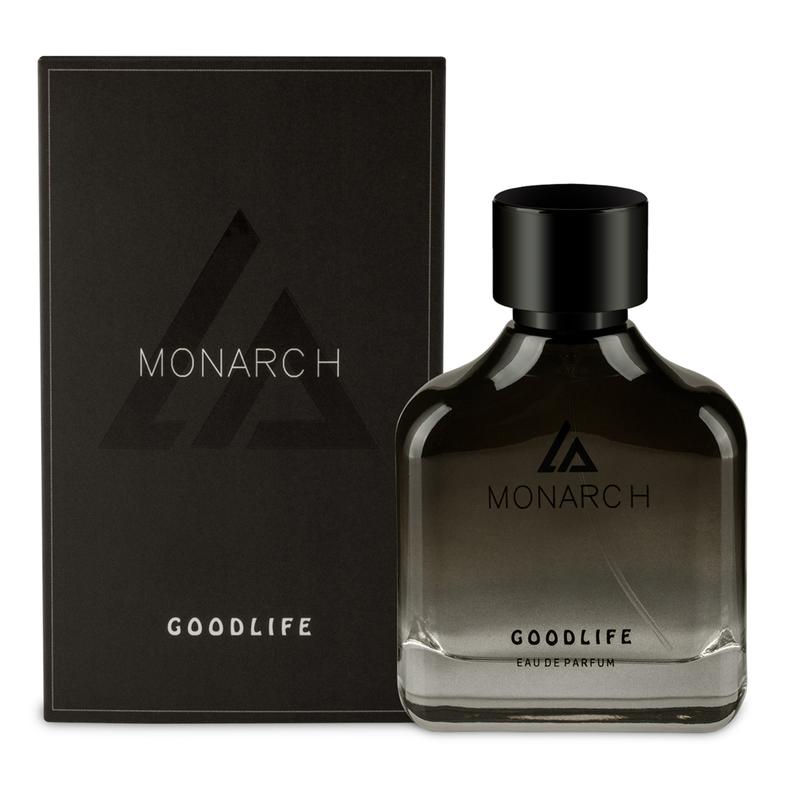 An image of La monarch goodlife perfume with its box