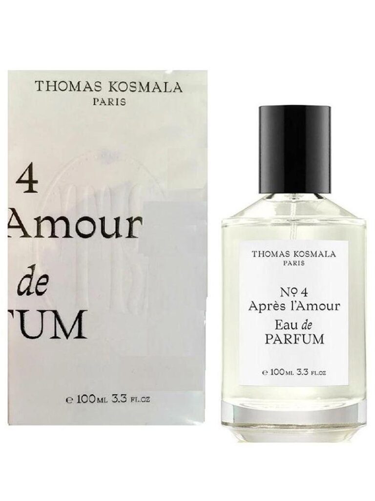 6 Women Perfumes Men Secretly Love 20 An image of Thomas Kosmala No.4 Apres L'amour perfume with its bottle