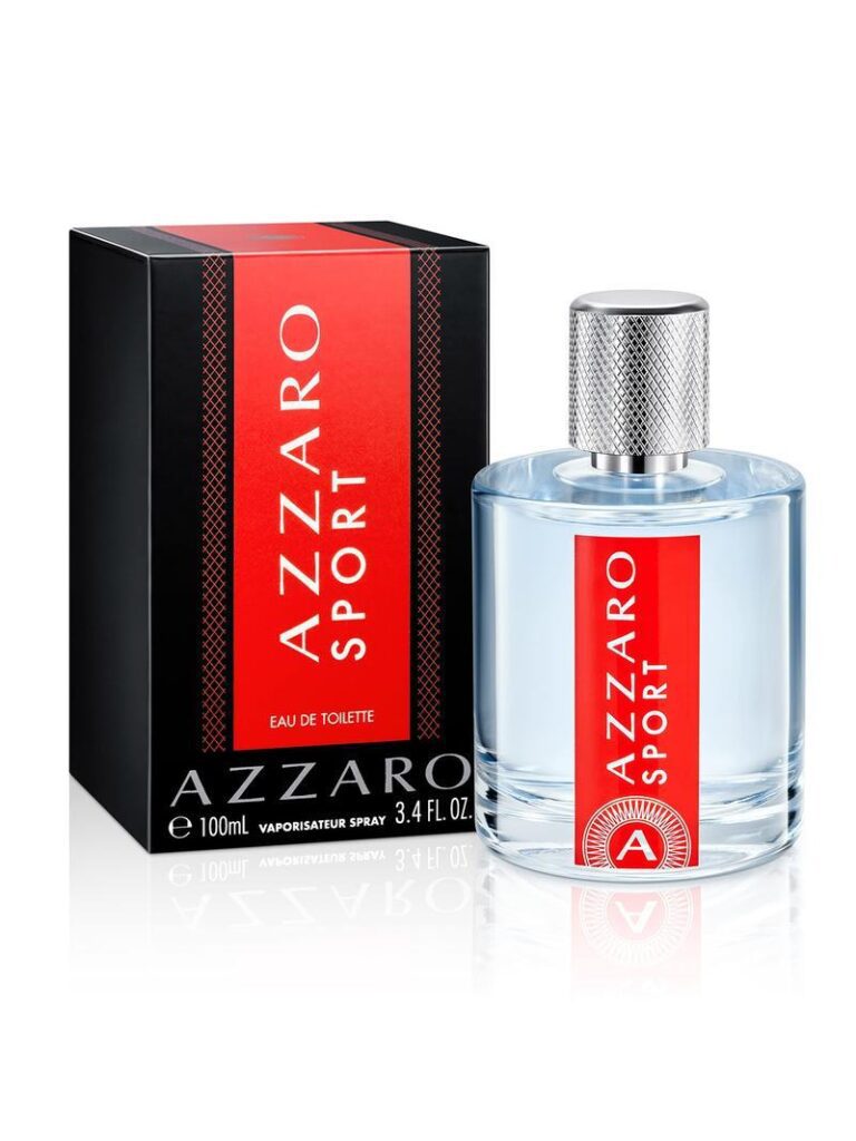 An image of Azzaro sport perfume with its box