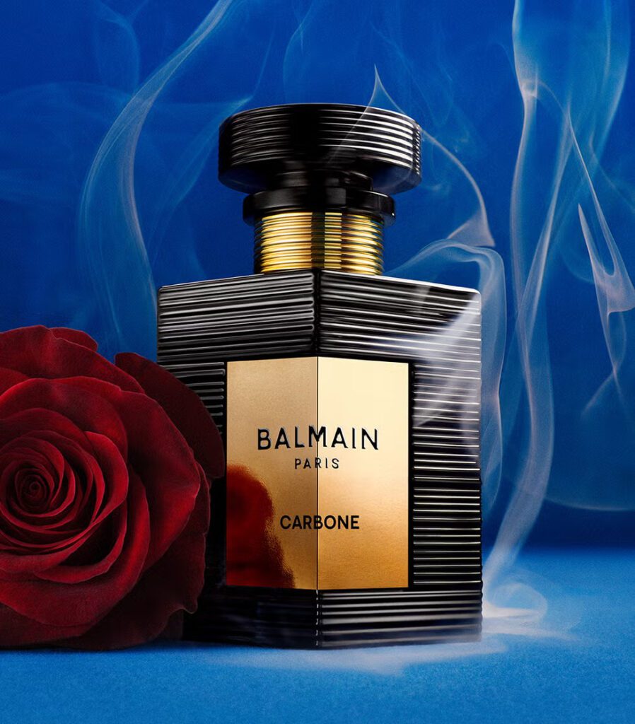 An image of Balmain Carbone perfume