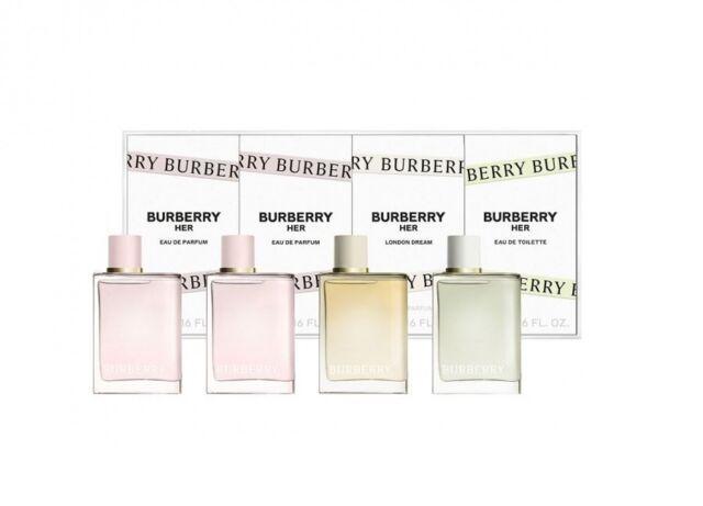 An image of Burberry Woman collection mini perfumes