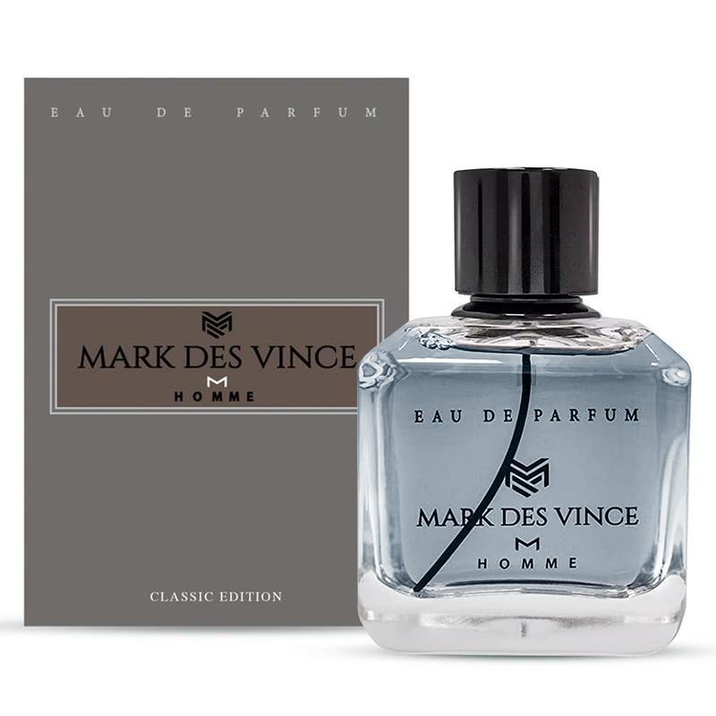 An image of Mark Des Vince Homme perfume with its box