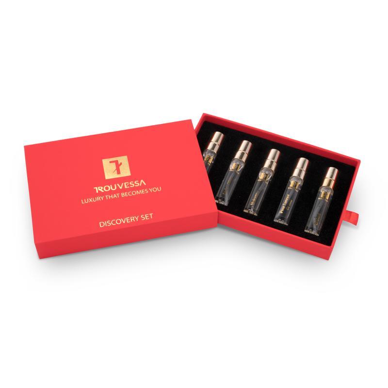 An image of Trouvessa mini perfume set for unisex